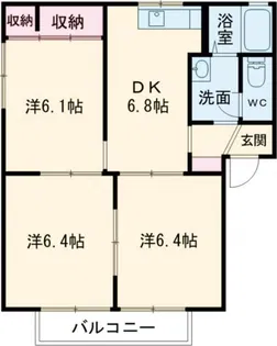 ミサトマ十番館 C棟【2階】の間取り