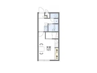 レオパレス加納院吉田【2階】の間取り