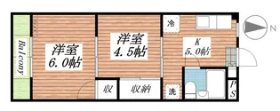 フォレストI【2階】の間取り