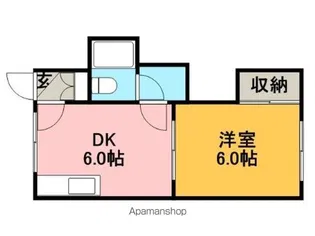 コーポ川島I【1階】の間取り