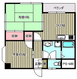 東京都練馬区氷川台2【マンション】の間取り