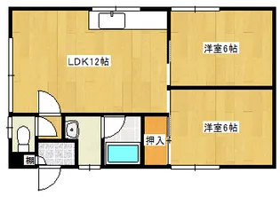 ニューグランドハイツ【2階】の間取り
