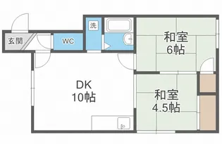 メープルハイツ【2階】の間取り