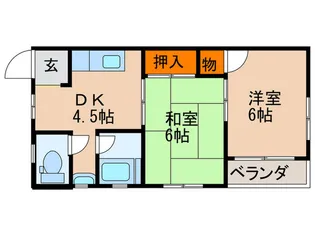 菫コーポラス【3階】の間取り