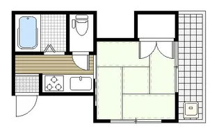 ハイツチハル【1階】の間取り
