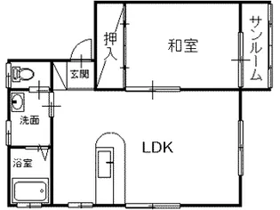 アドバンマミタ【1階】の間取り