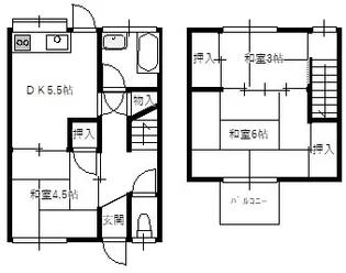 広島県広島市安佐南区大町東3【一戸建】の間取り