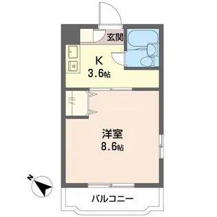 セイントフローレンスII【2階】の間取り