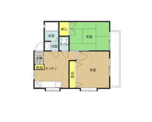 ミレニアムコーポ【2階】の間取り