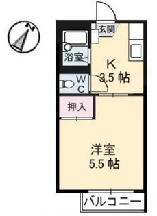 セフィラ翠【2階】の間取り