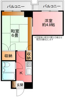 ダイアパレス白子第2【4階】の間取り