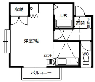 ステーションパレス【2階】の間取り