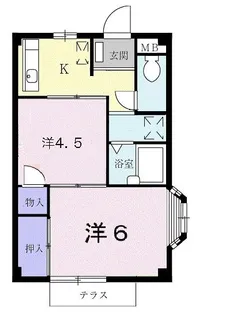 エクセレントヒデA【2階】の間取り