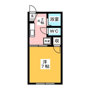 タウニイ・カネコ【2階】の間取り