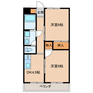 ストウハイツ Bの間取り