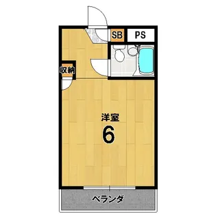 ロイヤルハウス高野【1階】の間取り