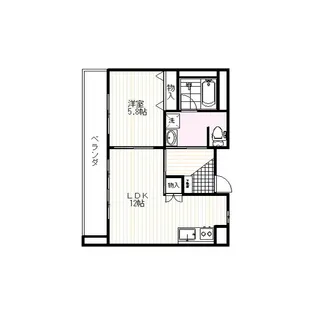 ホゥルサム 8【2階】の間取り