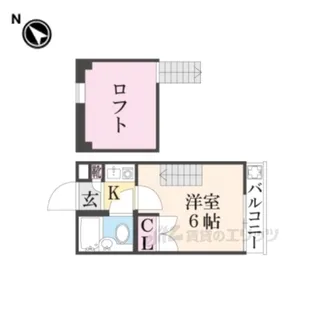 シティパレス西大寺P2【1階】の間取り