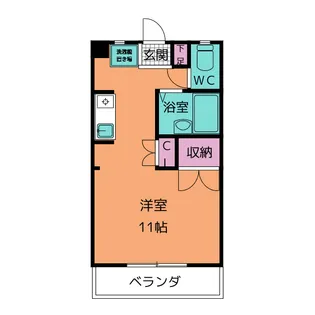 コータスII【1階】の間取り