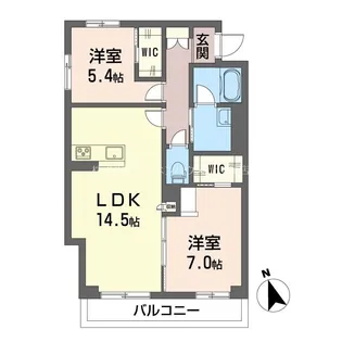 グランドゥールKAZU【3階】の間取り