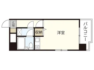 朝日プラザ横川駅前【6階】の間取り