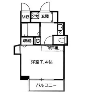KDXレジデンス西院【8階】の間取り