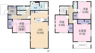 静岡県浜松市中央区三島町【一戸建】の間取り