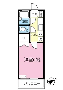 メゾンドールMURAKATA【1階】の間取り