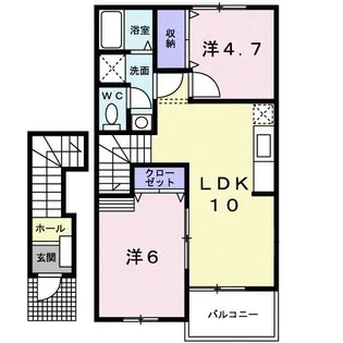 エターナル レジデンス A【2階】の間取り