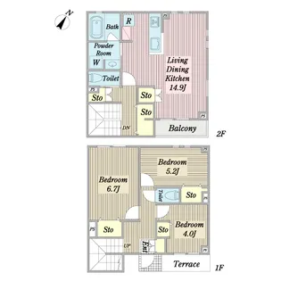 カスターニエの間取り