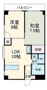 ハイブリッチビル【8階】の間取り