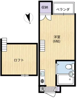 フロール芦田II【2階】の間取り
