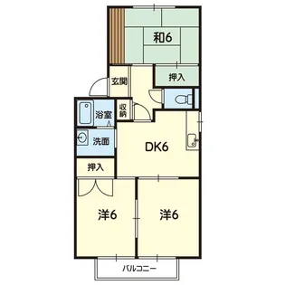 エミナンス野口B【2階】の間取り