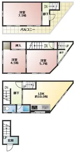 幸楽園ビルの間取り
