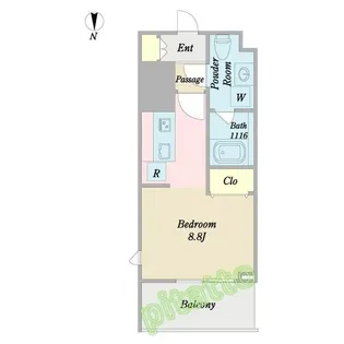 WESTIN上前津【5階】の間取り