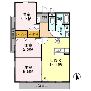 シャルマン瀬底【2階】の間取り