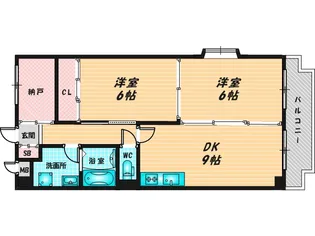 ディグナーデ【3階】の間取り