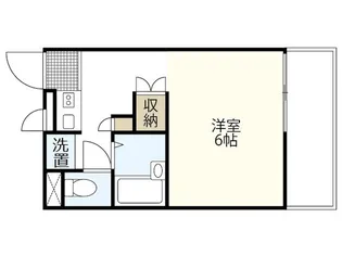 レオパレスシグマ戸坂【2階】の間取り