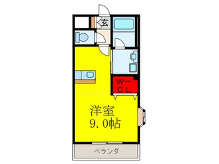 ルミエ-ルMORI【3階】の間取り