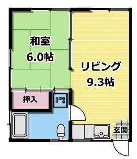 サンダルウッド横浜三ツ沢【2階】の間取り