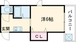 大阪府大東市谷川2【アパート】の間取り