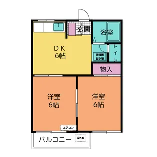 タウニー徳重【2階】の間取り