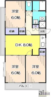 東京都練馬区東大泉3【マンション】の間取り