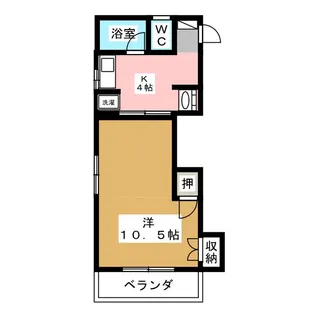 サステナブル庄内通【4階】の間取り