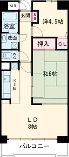 ライオンズプラザ北綾瀬【10階】の間取り