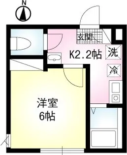 川崎レジデンス【3階】の間取り