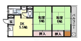 悠和ハイツ【4階】の間取り