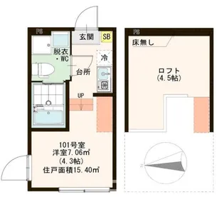 東京都葛飾区立石4【アパート】の間取り