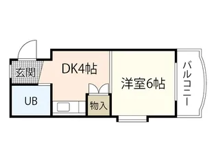 petit pas観音【3階】の間取り