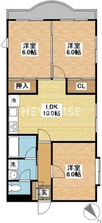 シャル夢館高尾【2階】の間取り